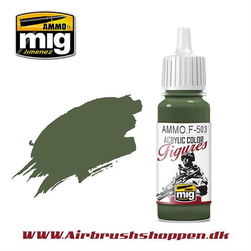AMMO F503 DARK OLIVE GREEN FS-34130 figurmaling 17 ml